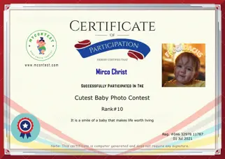 Certificate Preview