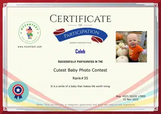Certificate Preview