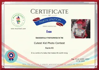 Certificate Preview