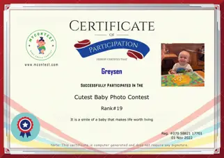Certificate Preview