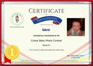 Certificate Preview
