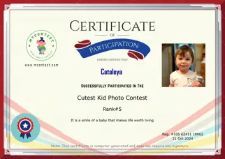 Certificate Preview